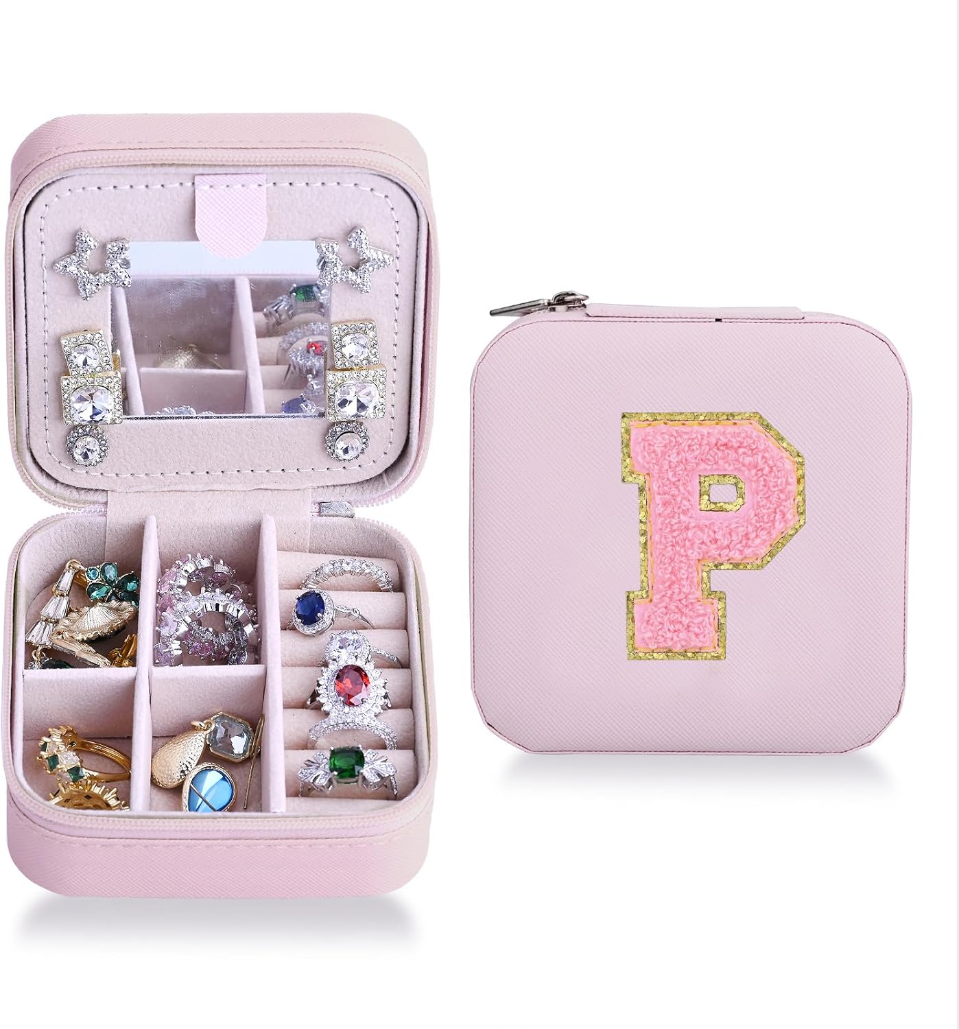 宝箱 ジュエリーボックス シルバー トランク型金庫 鍵付き 宝箱