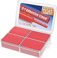 Vista 33 de XHF Tubo termorretráctil blanco impermeable de 1/4 de pulgada 3:1 con certificación UL, 20 pies, cable de alambre de grado marino, sellado