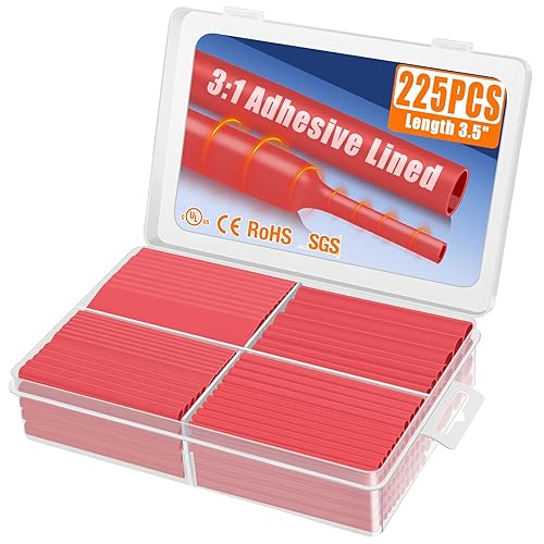 Miniatura 57 de XHF - Tubo termorretráctil impermeable de grado marino, forrado con adhesivo, aislamiento sellado a prueba de aceite, de 4 a 82 pies de largo, 3/32