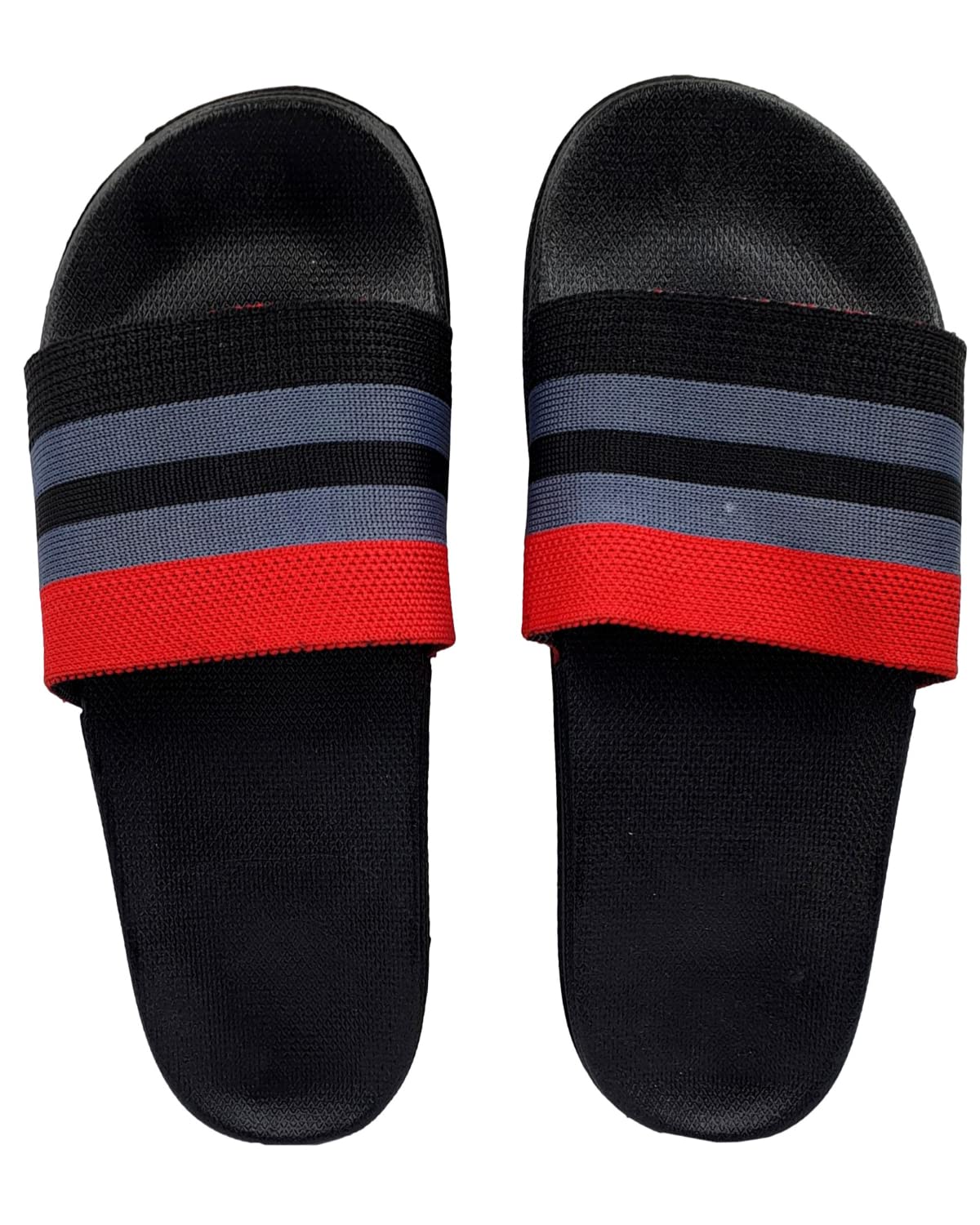 Pampy Angel Fly Knitt Stripes Women's Flip Flops Slides Back Open Household Comfortable Slippers