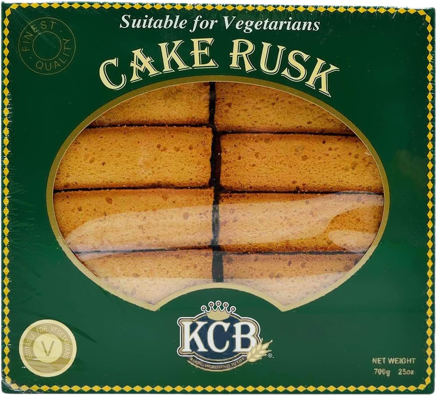 KCB - Premium Cake Rusk (Vegetarian), 20 Oz