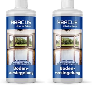 ABACUS® Bodenversiegelung, Parkettversiegelung, Laminatversiegelung, PVC-Versiegelung, Dielenversiegelung, Korkversiegelung,– Bodenversiegelung 1000 ml (2310) (Packung mit 2)
