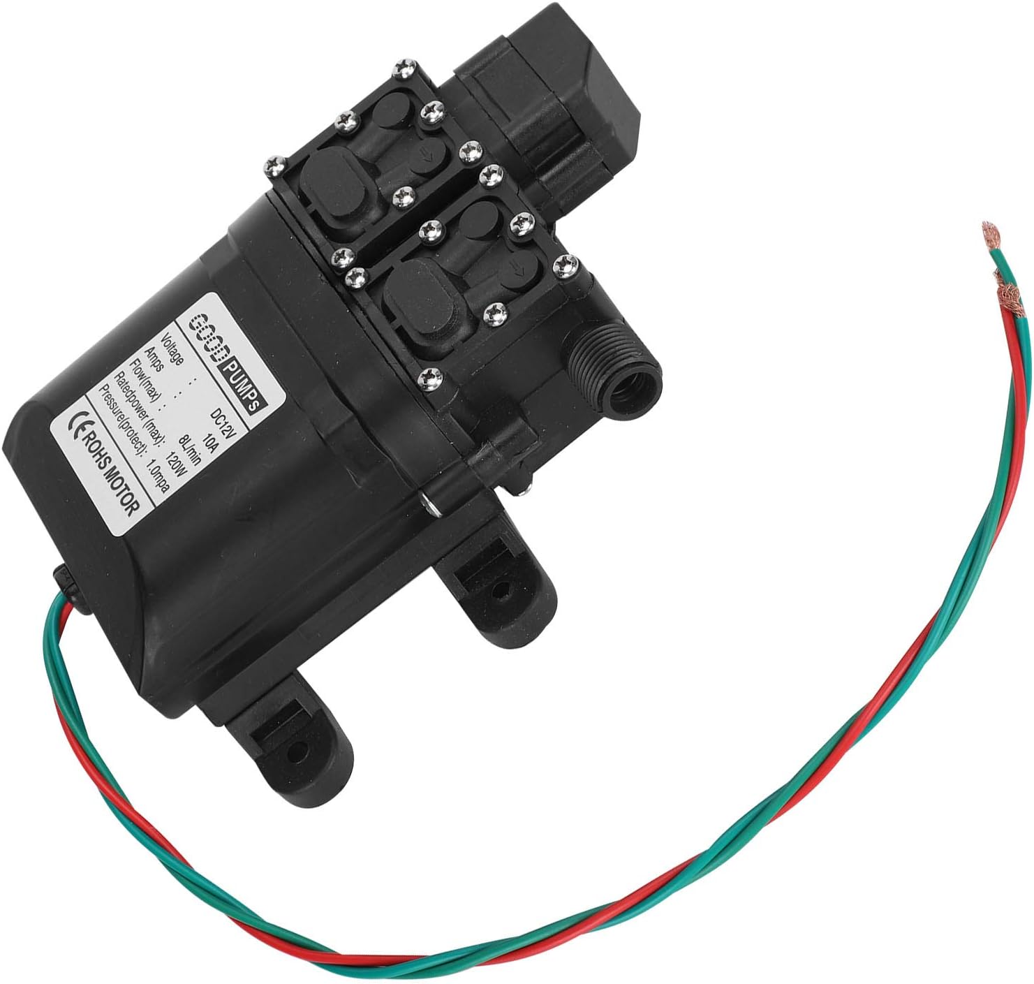 Honio High Pressure Pump, Replacement Motor Pump, for Garden Sprinklers Lawns
