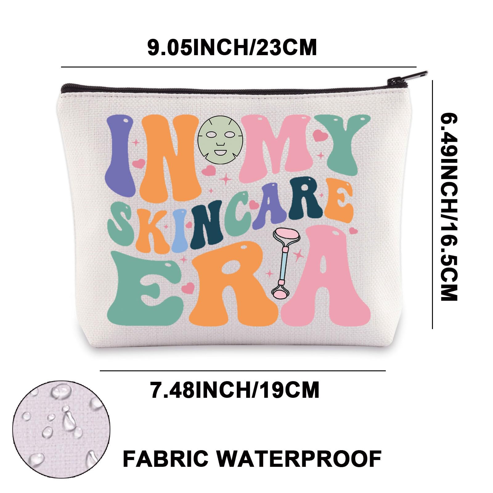 Skin Therapist Makeup Bag Esthetician Gift in My Skincare Era Dermatologist Gifts Esthetician Cosmetic Bag Skin Boss Lady Gifts (Skincare UK) - Image 2