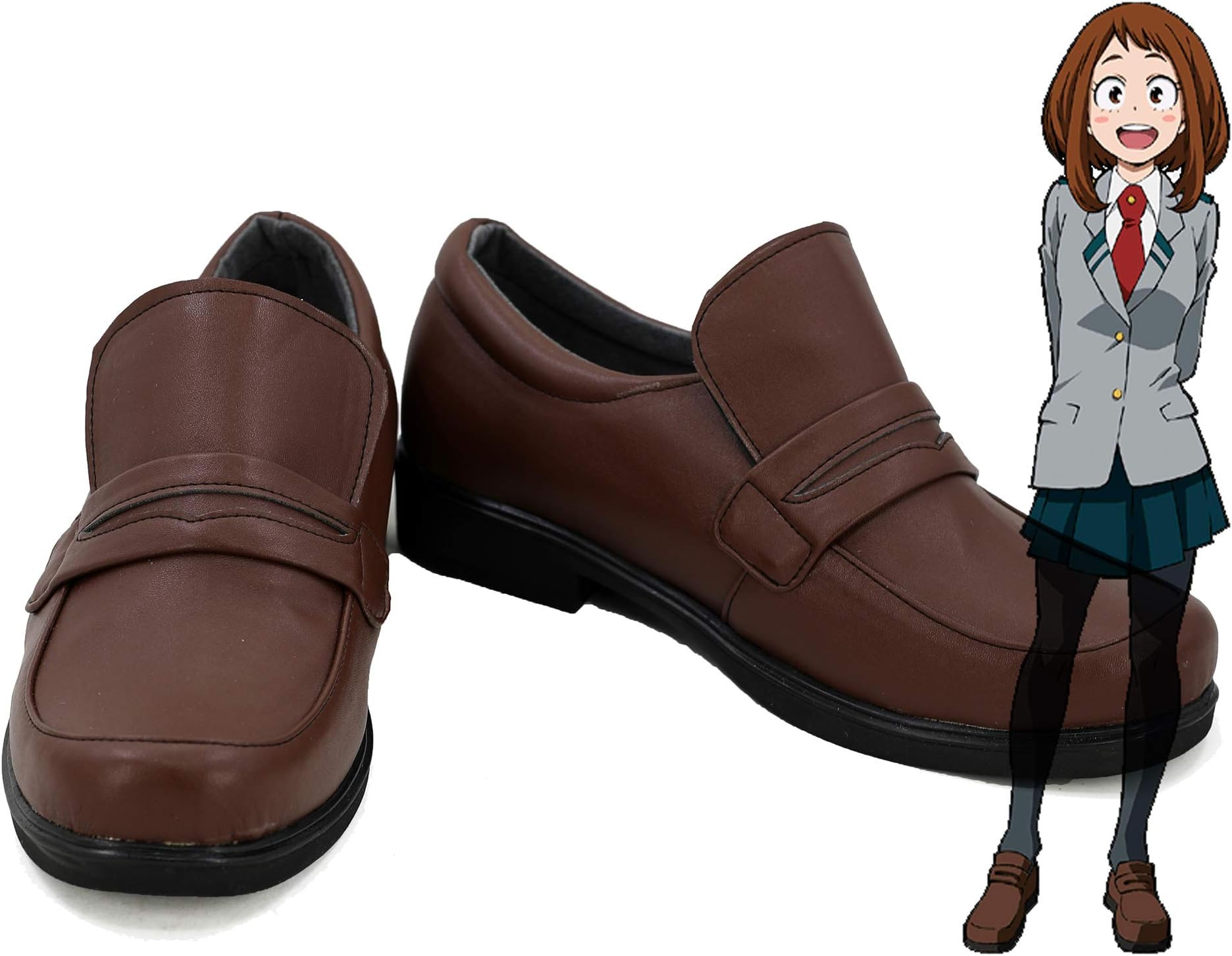 My Hero Academia Ochako Uraraka Cosplay Shoes Japanese Uniform School Shoes Custom Made