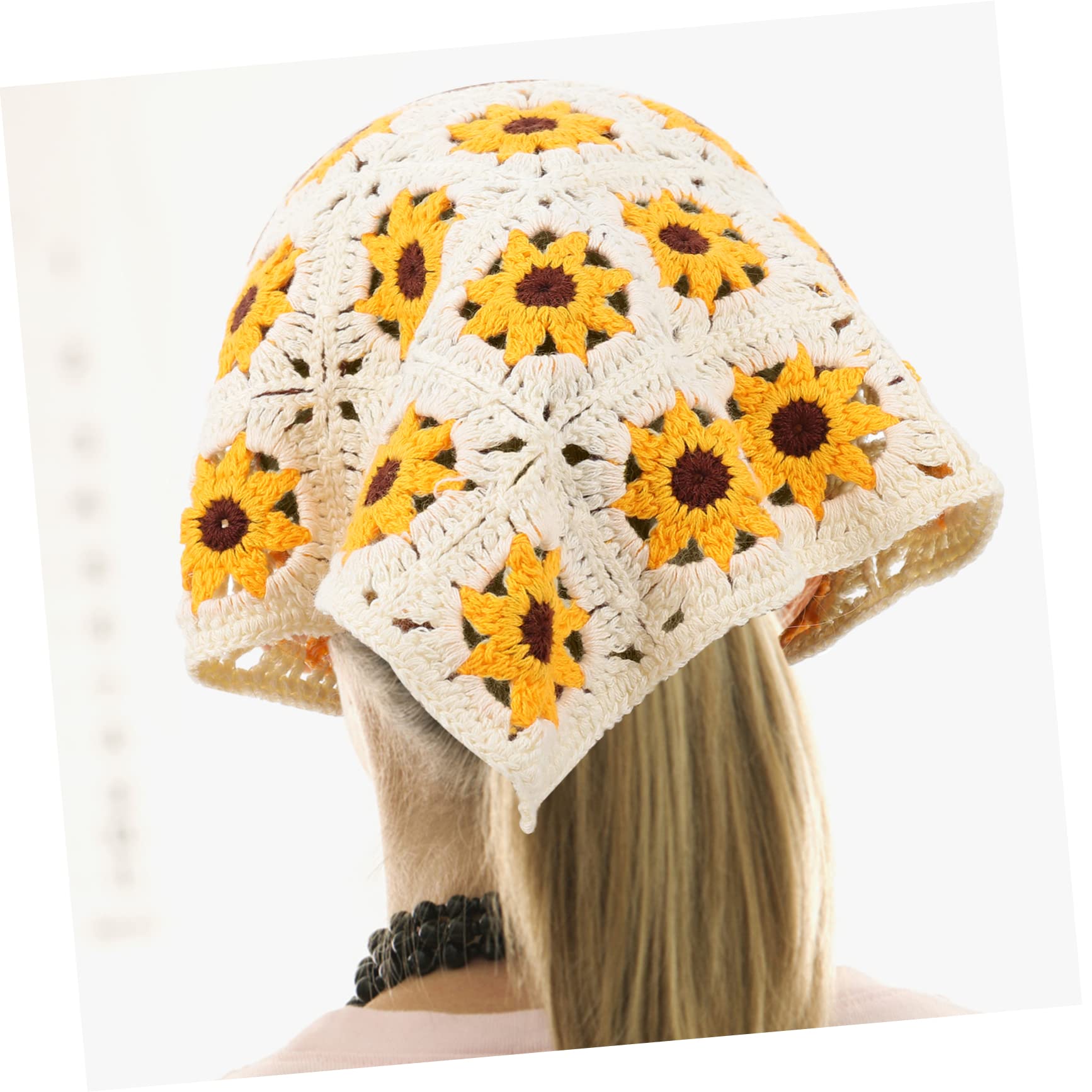 Beavorty 4 Pz per ago per all'uncinetto pañuelos para mujer uncinetti turbante per donna fasce per bandana da donna elastico sciarpa cinghia