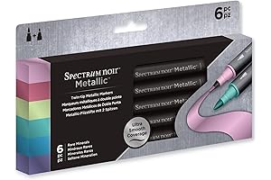 Crafter's Companion Spectrum Noir Metallic Marker Set