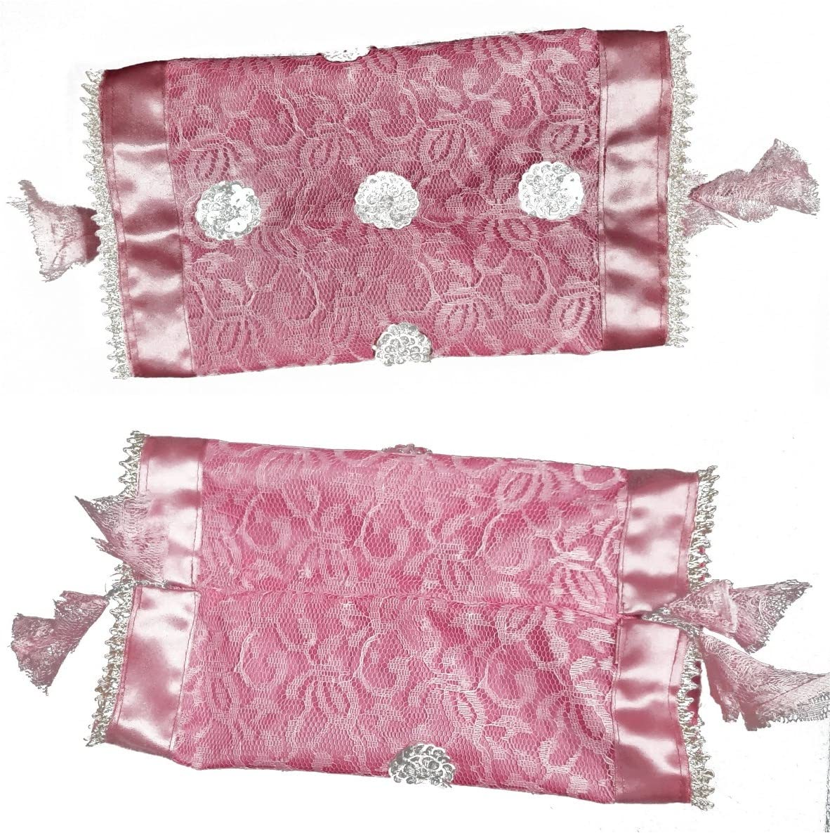 My Little Princess Punjabi Dulhan Chuda Cover (Red + Silver) (Pink + Silver) (B0BLP94LH1) Amazon Price History, Amazon Price Tracker