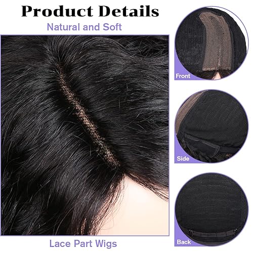 Miniatura 4 de quickwig Pelucas de cabello humano, peluca corta rizada estilo Bob con encaje sin pegamento, pelucas de onda natural afroamericana para mujeres