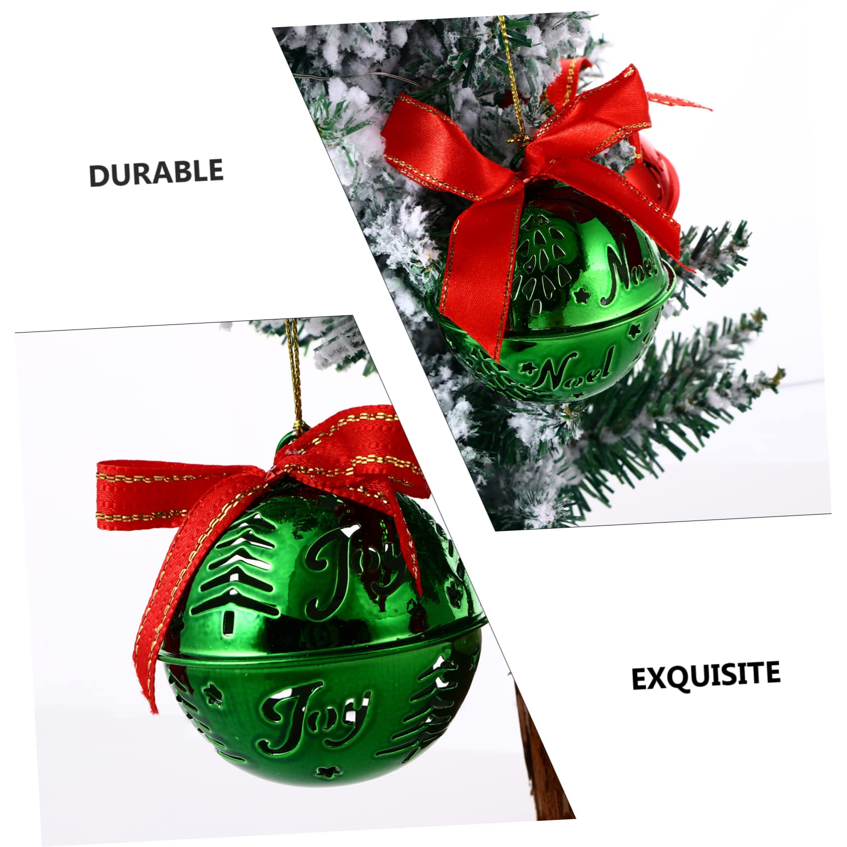 12 Pezzi Campane Natale Pendenti per Decorazioni Natalizie da Appendere per
