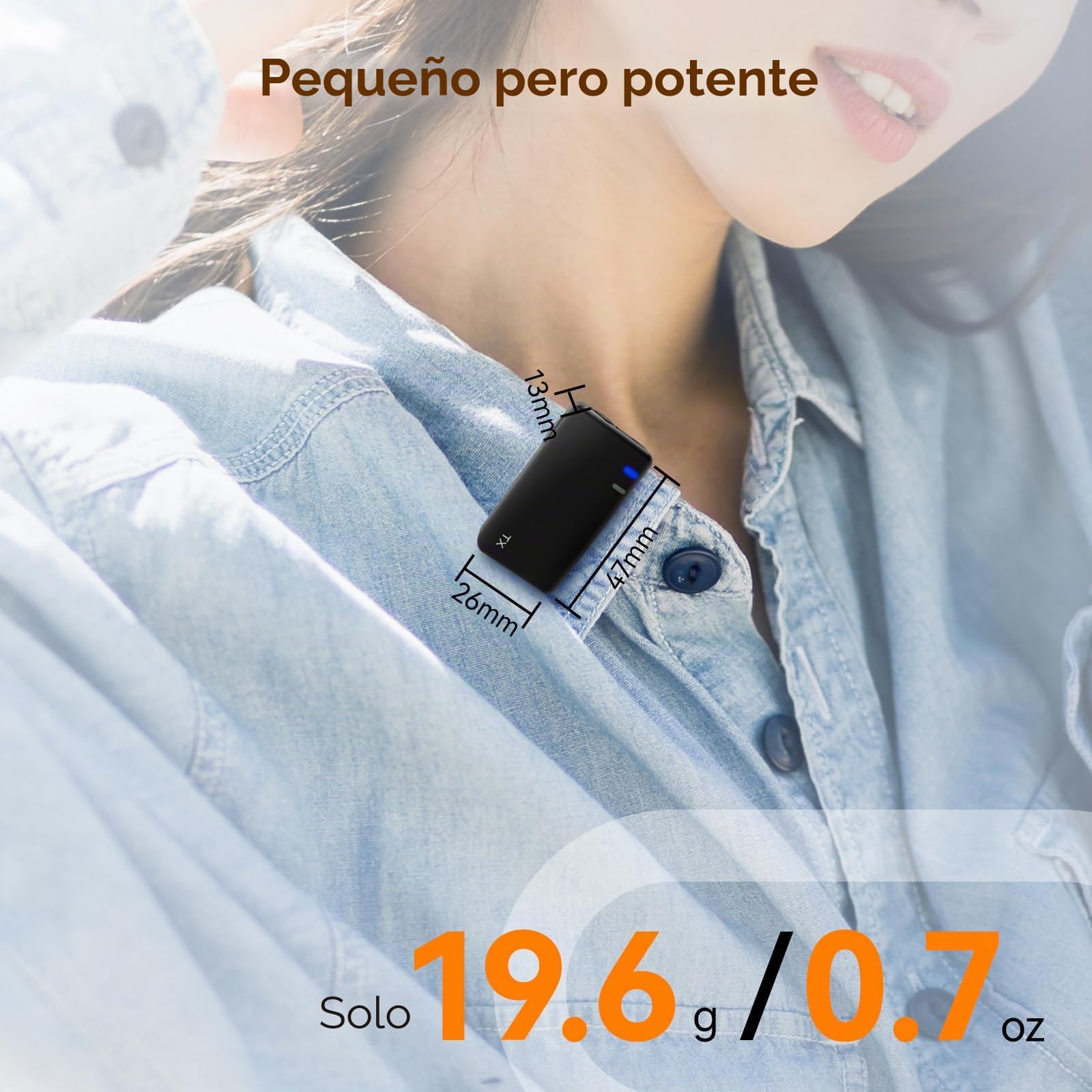 SVBONY SVMic D4 Micrófono Solapa 4 Pers para Videos Grupales y Entrevistas | Compatible con iPhone Android Cámara, Pista de Seguridad, Alcance 200m, Reducción Ruido 2 Niveles, Soporte Magnético