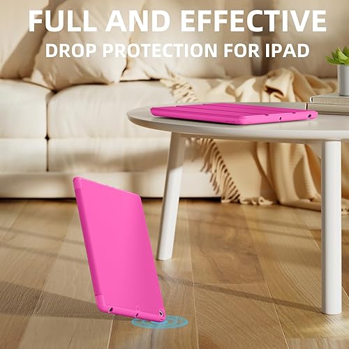 Miniatura 105 de Akkerds - Funda para iPad 10.2 2020, iPad 8ª generación/2019, iPad 7ª generación, con soporte para lápiz. Funda protectora premium con parte trasera
