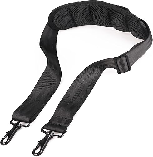 MAGARROW Correa de hombro ajustable de repuesto universal de 60 pulgadas, cómodo acolchado para bolsa de mensajero, funda para computadora portátil