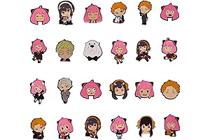 Croc Charms 24PCS PVC Anime Shoe Charms