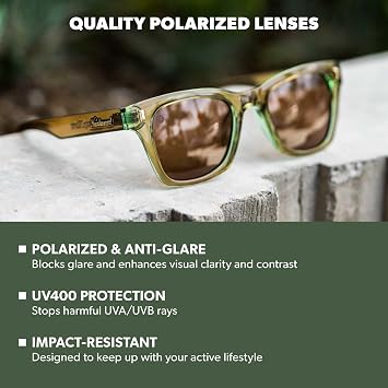 Knockaround Trendy Polarized Sunglasses for Women - UV400 Protection