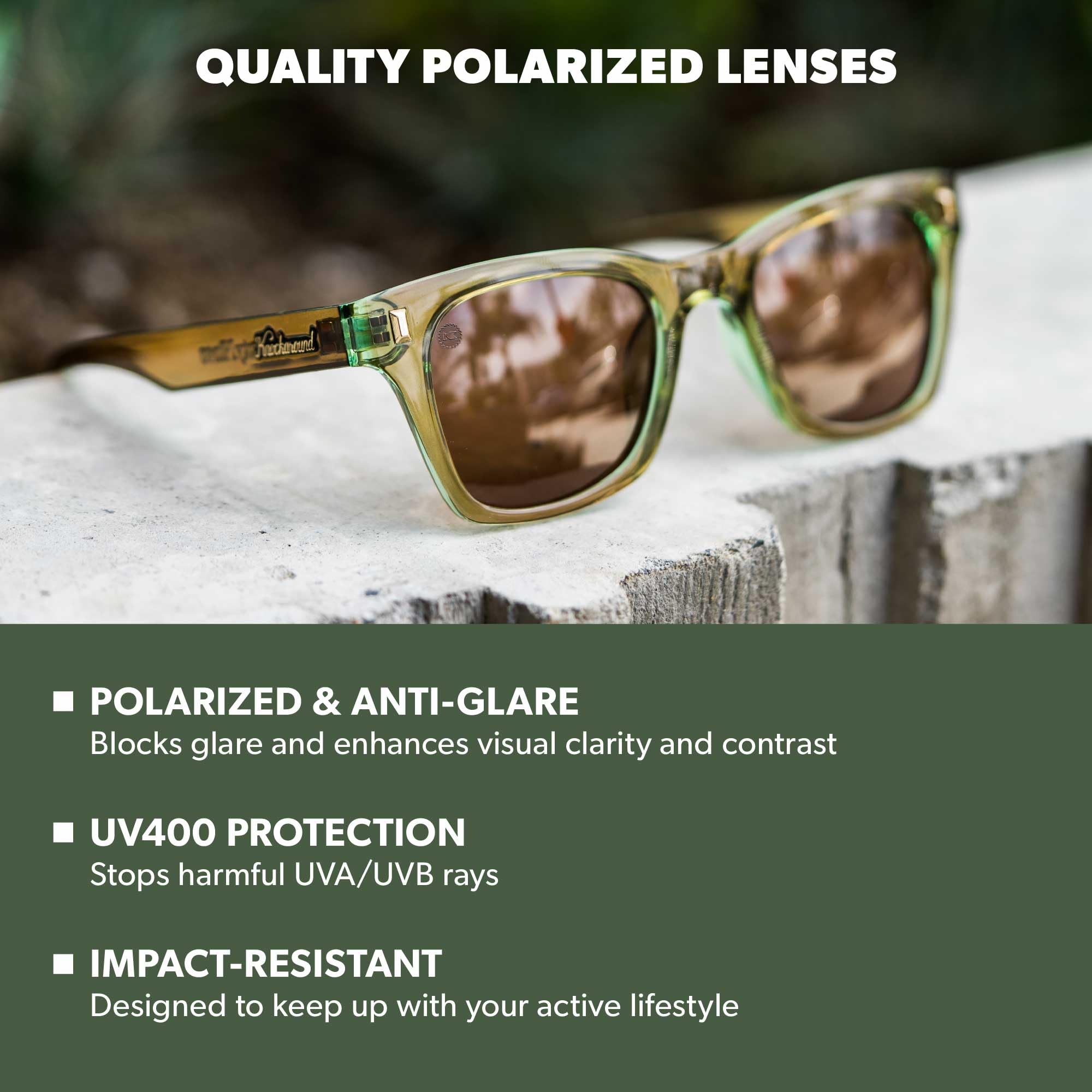 Amazon.com: Knockaround Seventy Nines Polarized Sunglasses for Men