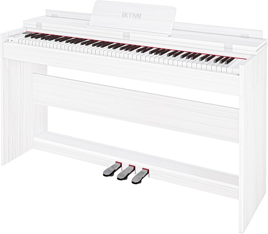 Amazon | IKTMI 電子ピアノ 88鍵盤 ハンマーアクション鍵盤 木製