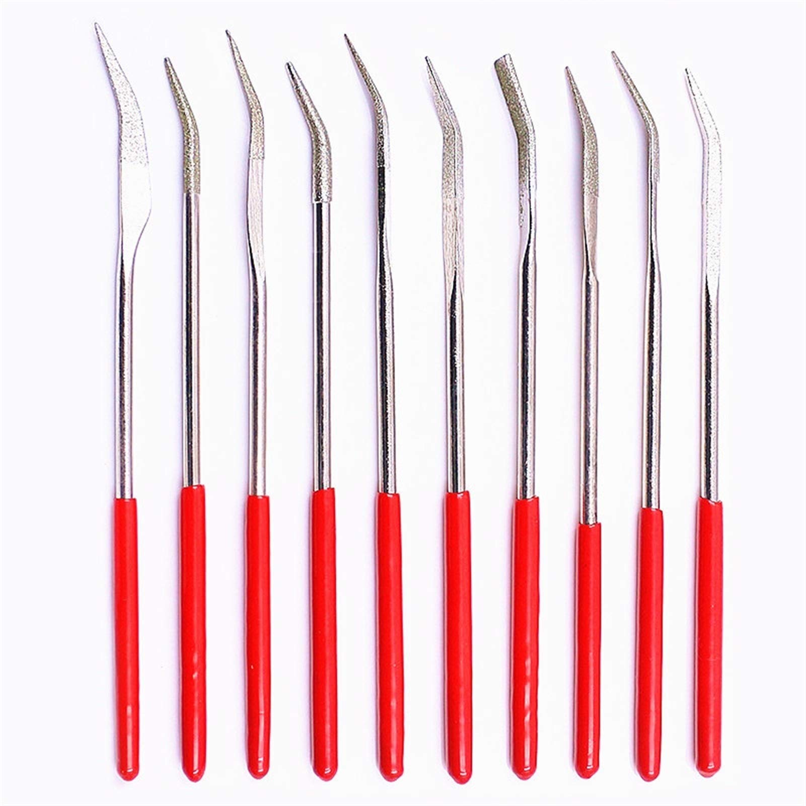 Limas de metal for acero, herramientas mecánicas, Juego de limas de escofina de metal Lima 10a Lima de aguja Juego de revestimiento 4 160 mm Tallado Cerámica Mirada Tallado Herramienta artesanal Lima