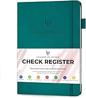 Vista 9 de Legend Planner Libro de registro de cheques - Libro contable para pequeñas empresas y uso personal - Registro de chequera para rastrear