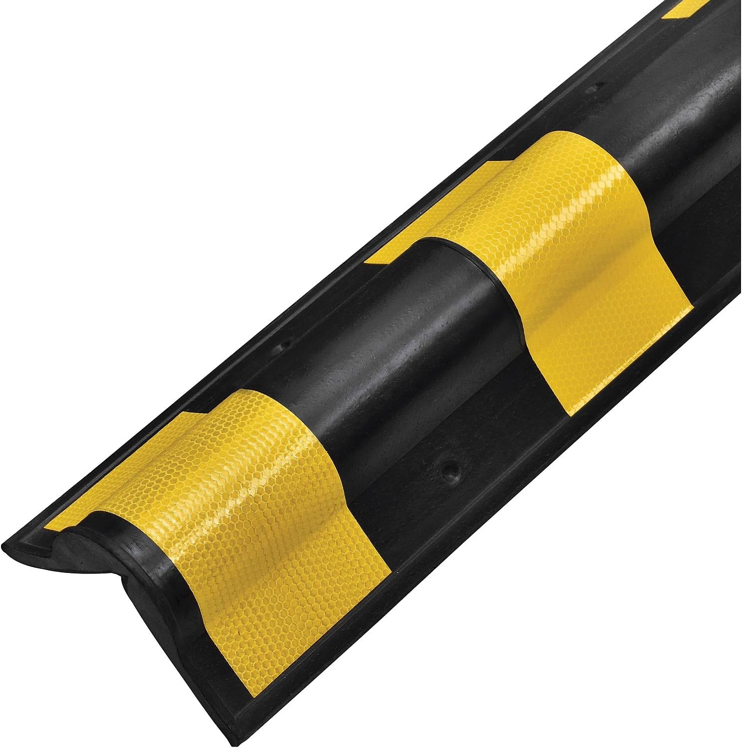Electriduct Rubber Corner Guard 31" Parking Garage Columns, Round Edge