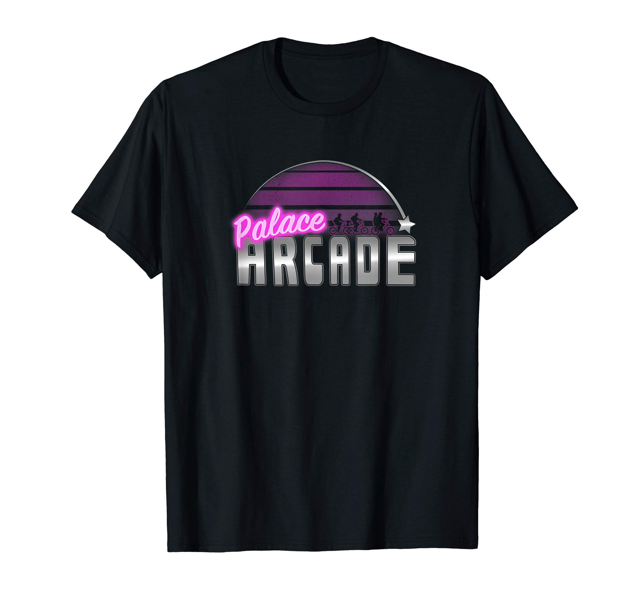 Stranger ThingsPalace Arcade Purple Neon Logo T-Shirt