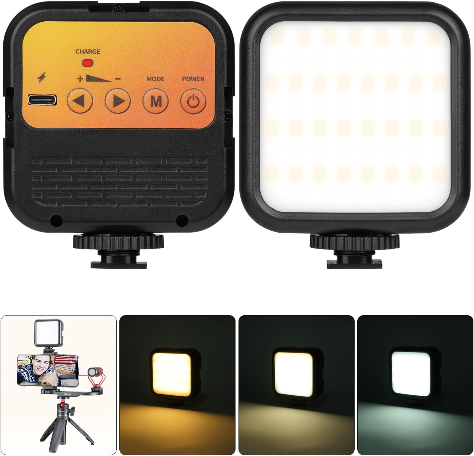 Godox LED64 Video Light 64 LED-lampen voor DSLR-camera camcorder mini DVR als vullicht voor bruiloft nieuws interview macrofotografie