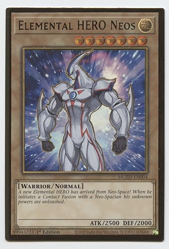 Elemental Hero Neos - MGED-EN004 - Premium Gold Rare - 1 edición