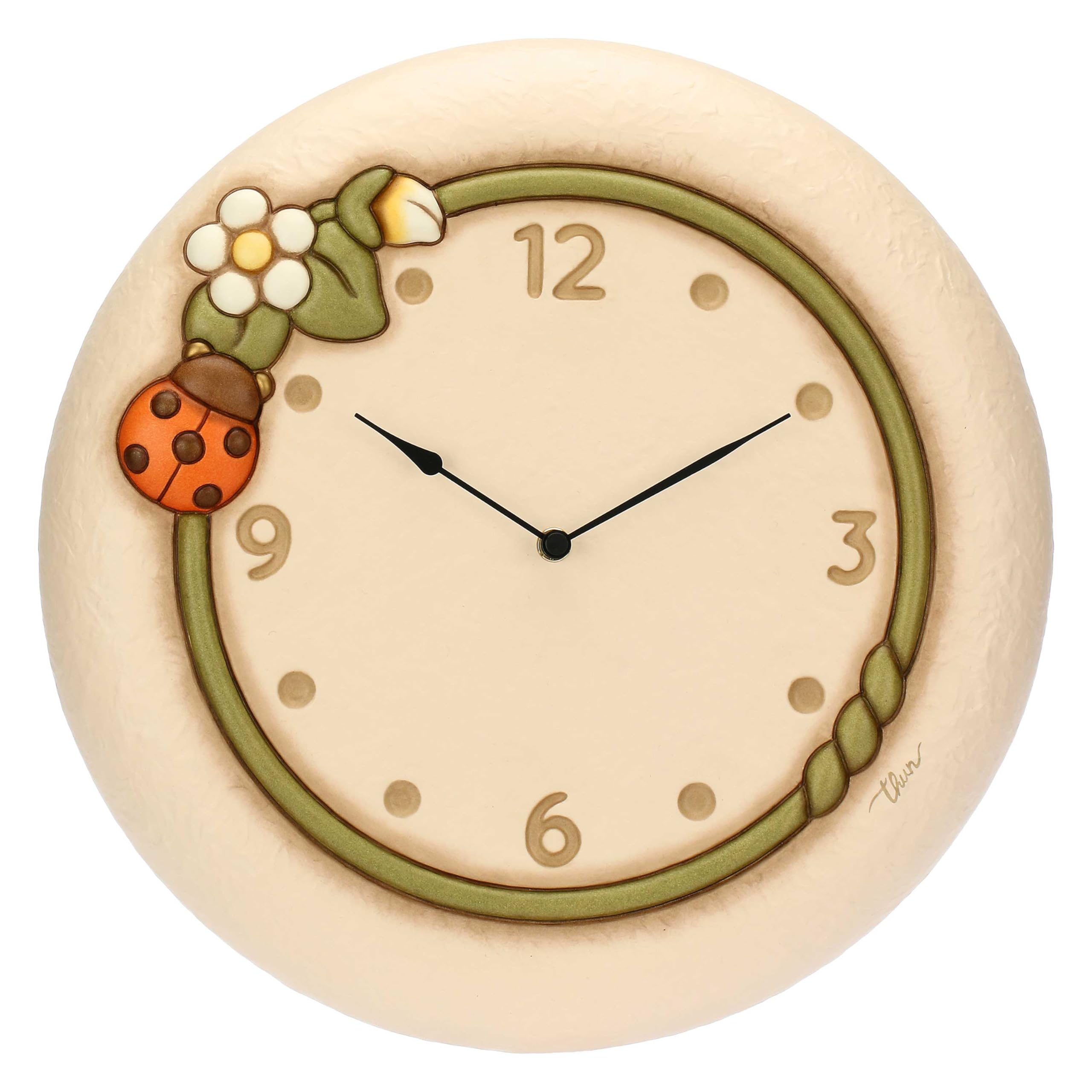 THUN - Orologio maxi - ceramica - Collezione Country Bloom - 35,​4X35,​4X5,​7 cm