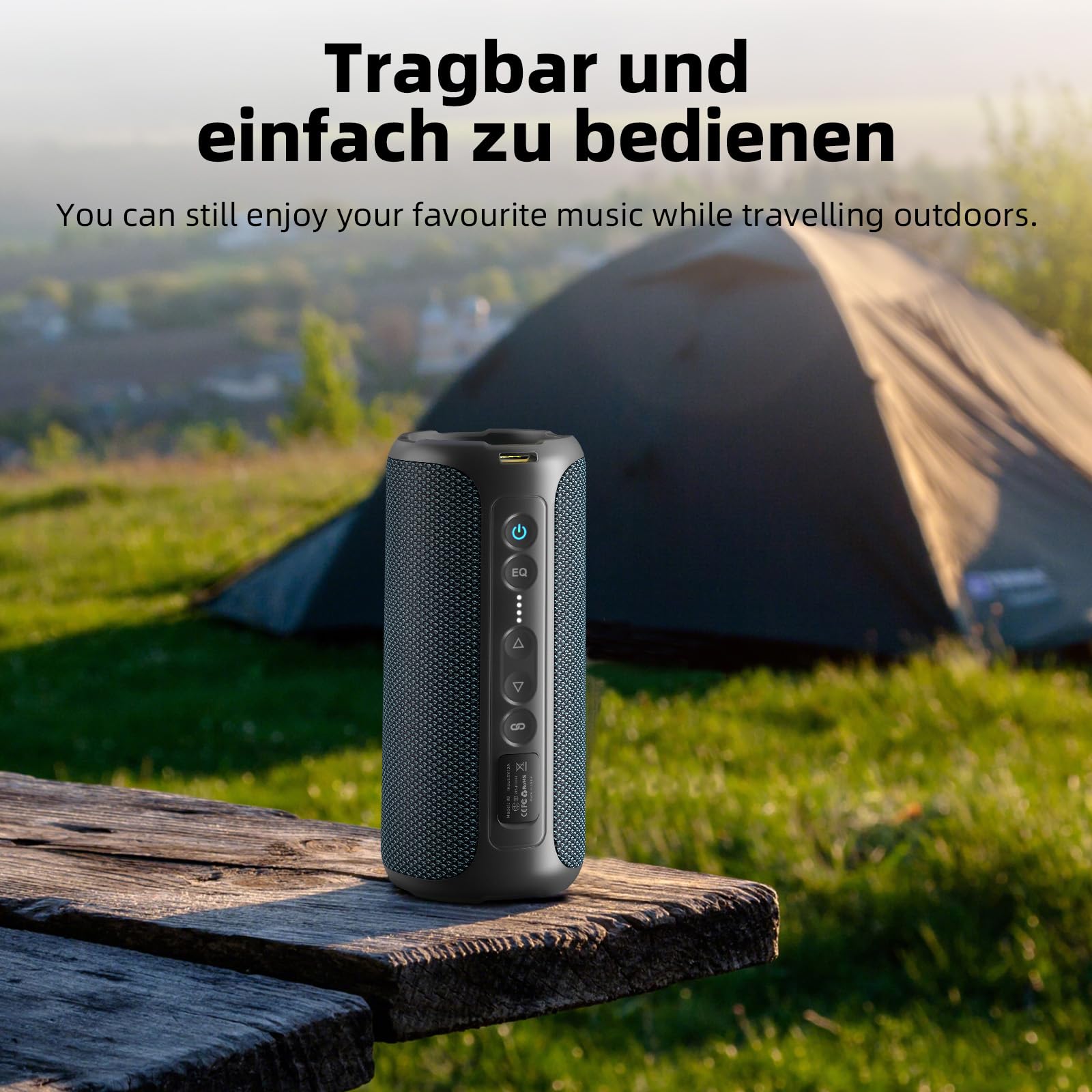 Ortizan 40W Bluetooth Lautsprecher mit Sprachassistent, 30 Stunden Spielzeit X8Pro Musikbox Bluetooth, Tragbarer BT 5.3-Musiklautsprecher, RGB-LED, IPX7 wasserdicht, Freisprecheinrichtung