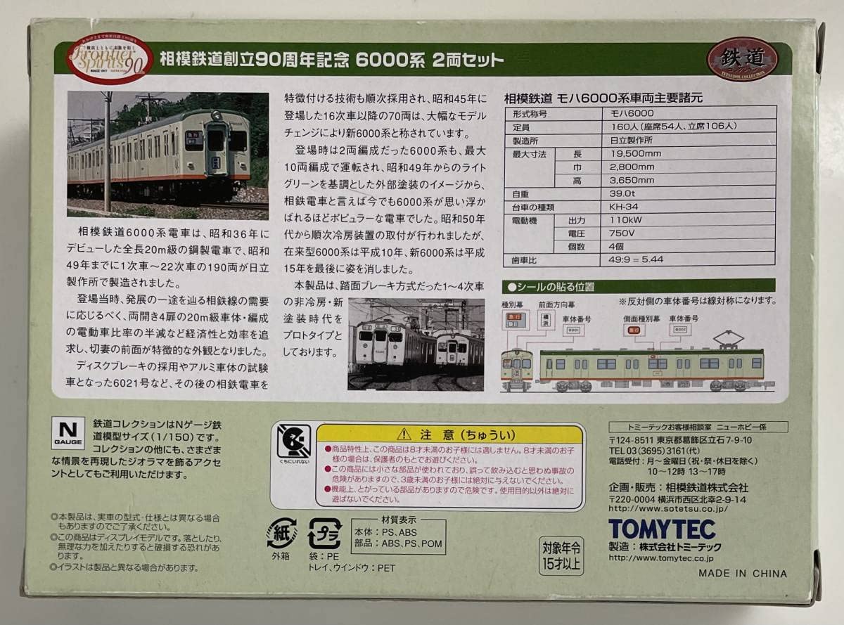 Amazon.co.jp: トミーテック 鉄道コレクション 相模鉄道創立90