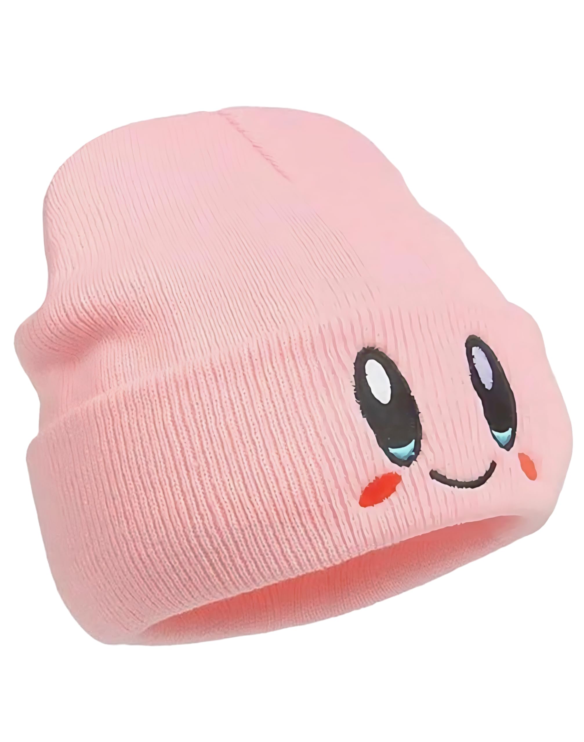 hc haider craft Kirby Beanie Adult Size Anime Hat Accessory Kawaii, Medium-Large (100% Acrylic, Pink)-picture-41