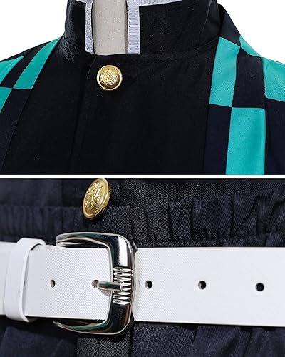 Miniatura 6 de Nuoqi Tanjiro - Disfraz de Tanjiro Kamado para Halloween, disfraz de Tanjiro