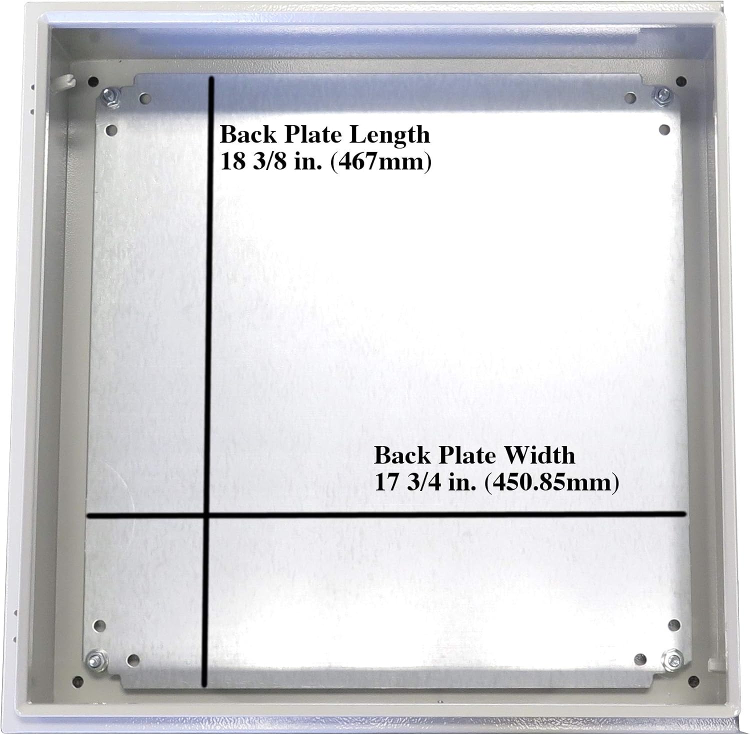 Flаѕh Dеаlѕ - 50% оƒƒ Yuco YC-20X20X12-UL-FE Fully Enclosed (No Gland Plate) IP66 Enclosure, UL Certified, Nema Type 4, 16 Gauge, Single Door Hinge Cover, Wall-Mount, 2mm Galvanized Backplate (20 x 20 x 12)