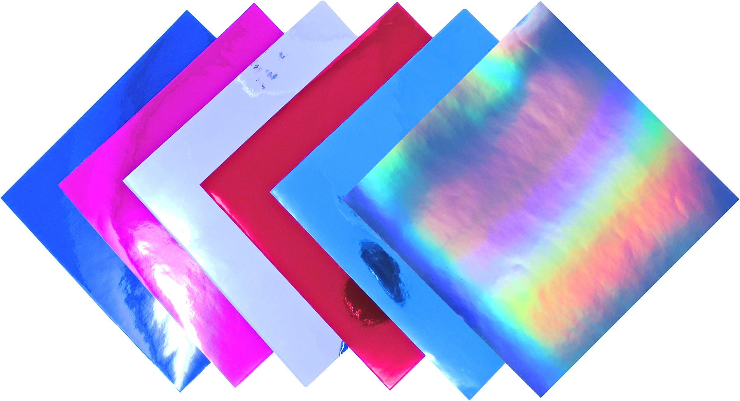 Chrome Vinyl Sheets 12" x 12" | Craft Vinyl Adhesive Bundle, 6-Pack | Cricut Expression Explore, Silhouette Cameo, Signs, Decals by StyleTech - Turner Moore Edition (Chrome Adhesive Vinyl)