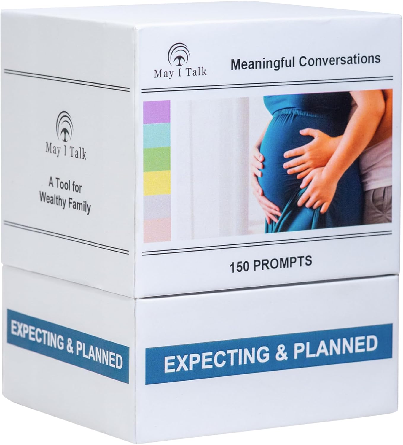 Pregnancy Conversation Cards - Expecting Better - 150 Prompts - Gift for Pregnancy Announcement - Pregnancy Must Have - Pregnancy & Parenting Planner - New Mom, Dad