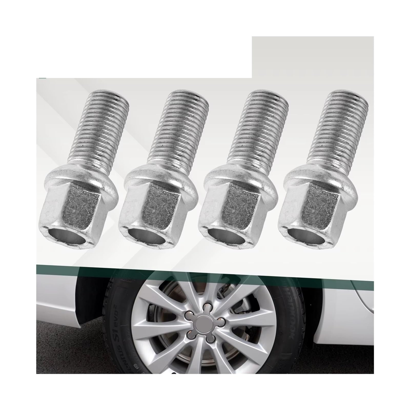 Dadi Delle Ruote Auto Bulloni Accessori Per Seat Per Toledo I (1l2)