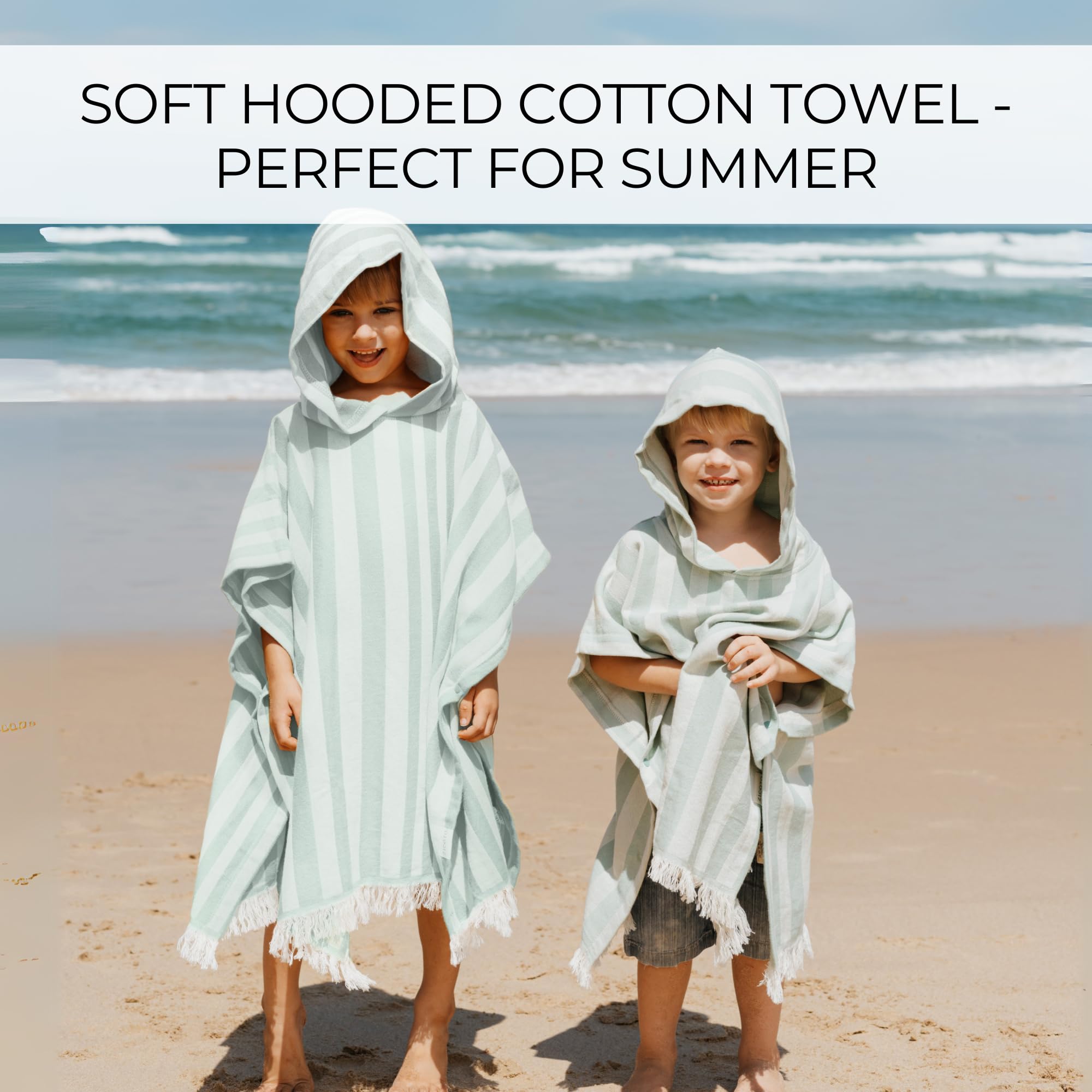 Amazon.com: ZICOTO Stylish Hooded Beach Towel for Kids - Extra