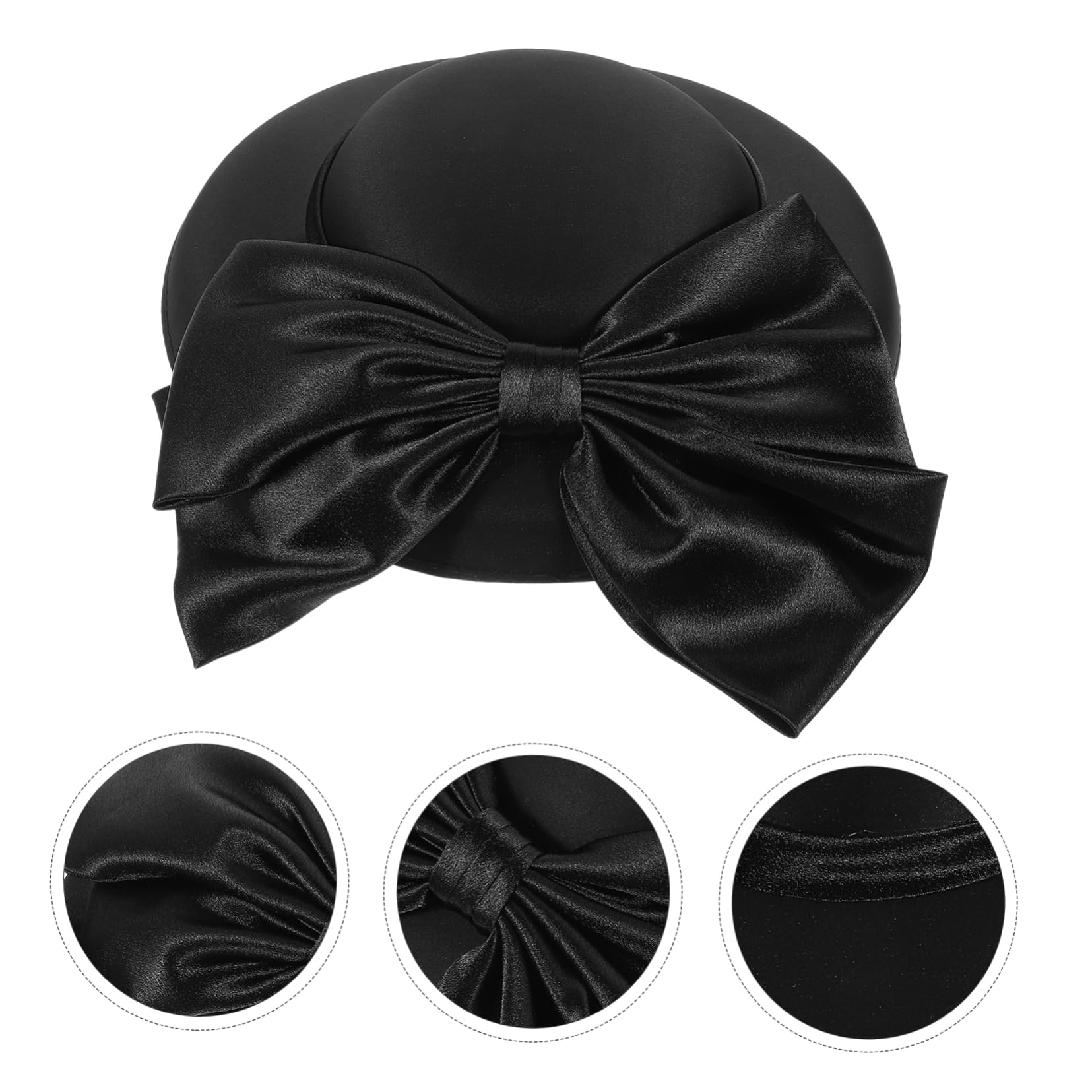 PartyKindom - Cappello da bombetta derby da donna, cappello a secchiello per Halloween, ideale per feste di Halloween