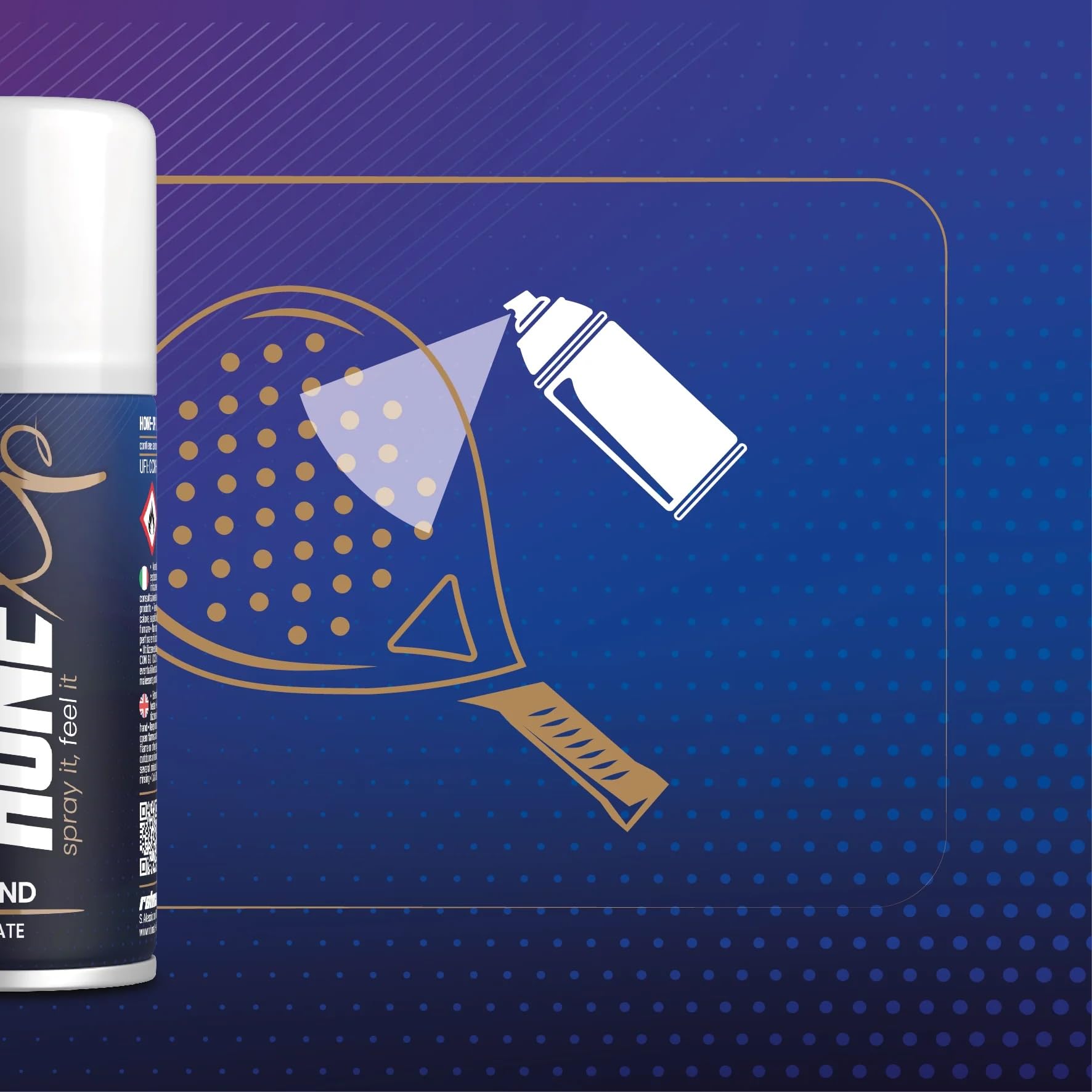 Spray Sabbiatura per Racchetta da Padel, 100 ml, Effetto Ruvido per Spin Migliorato, Aroma Eucalipto