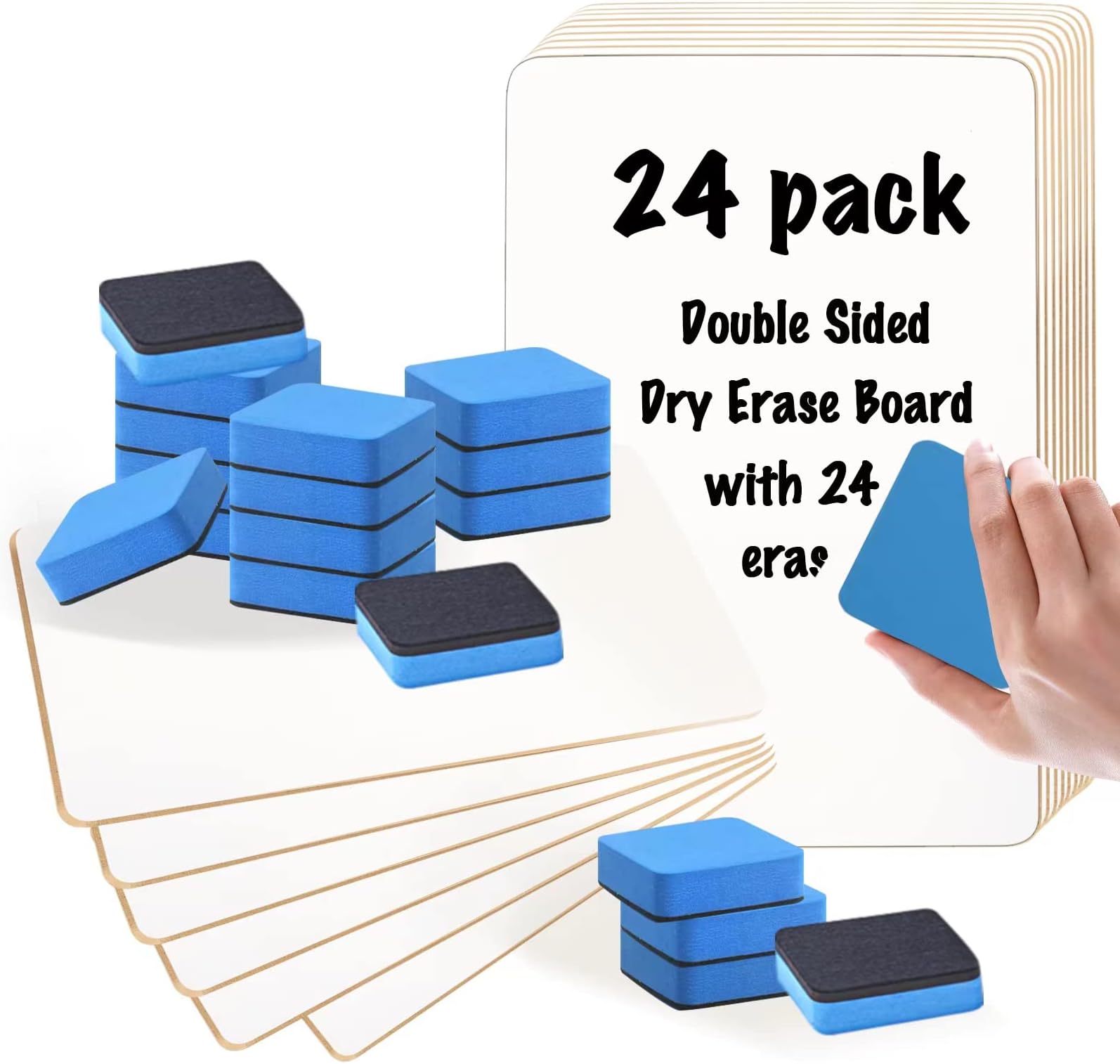 Huge Dry Erase Blank Presentation Check, Reusable Big Checks 24" x 48" Office