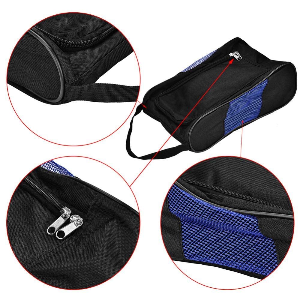 Alomejor Chaussures de Golf Sac Poche en Nylon Durable léger Respirant pour Les activités de Golf voyageant pour différentes Chaussures