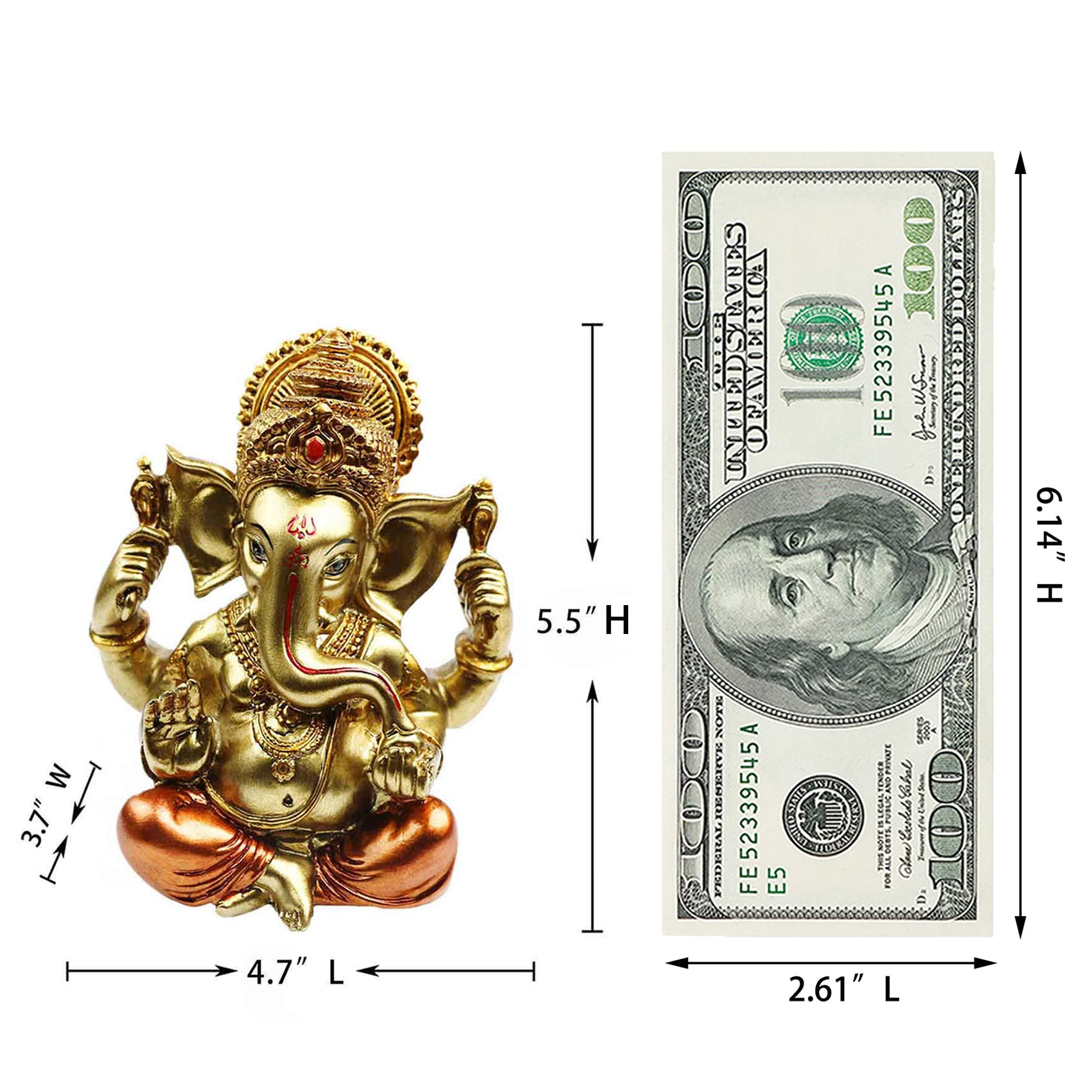 Lord Ganesha Statue Majestic Lord Ganesha Idol Ganesh Home Decor God of