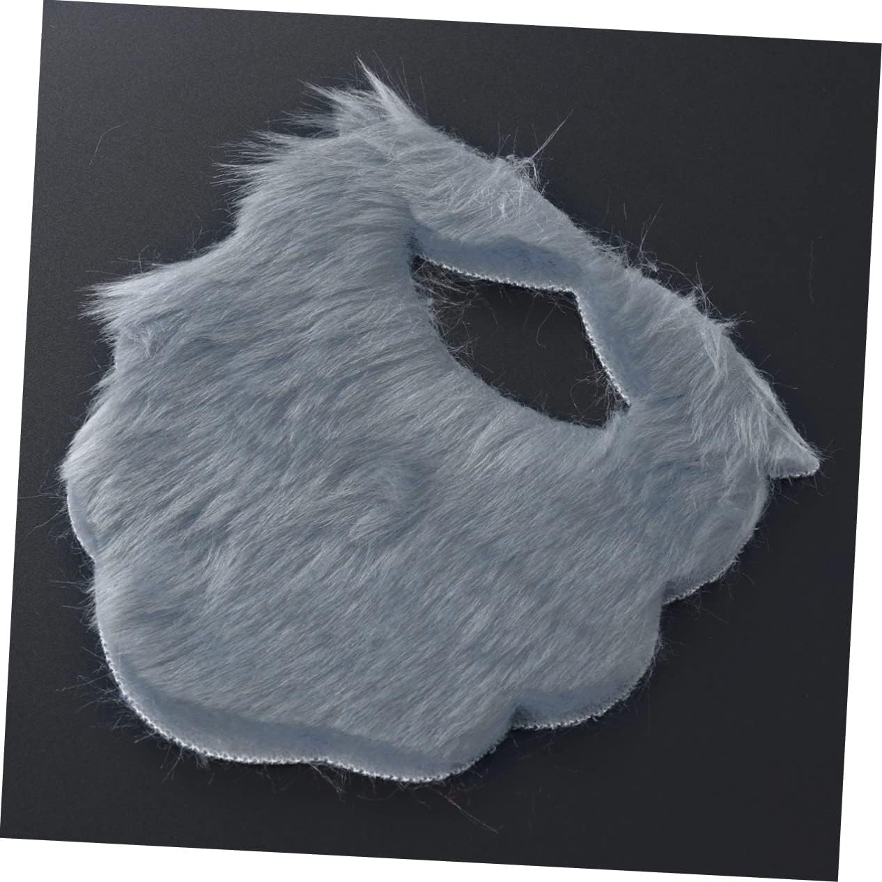 5pcs Halloween Costumes Fake Beards Moustaches Elastic Band for Adults Boys and Girls Masquerade Event Grey