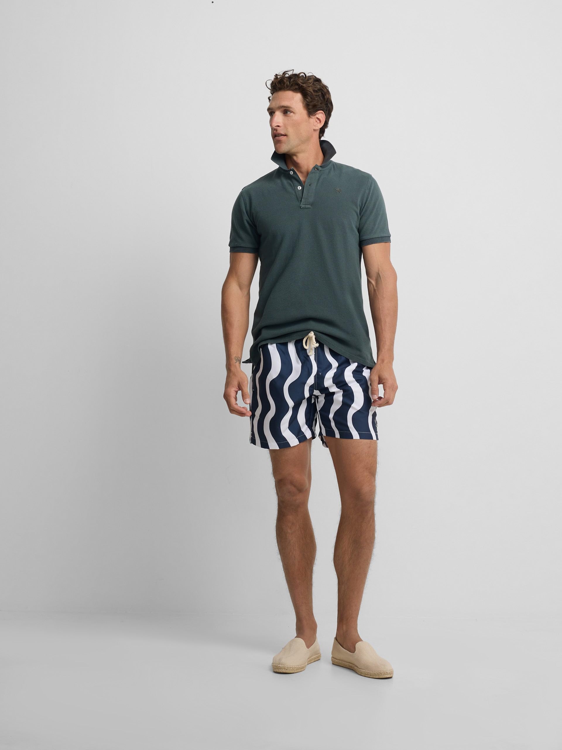 SILBON Bañador Waves Bicolor para Hombre