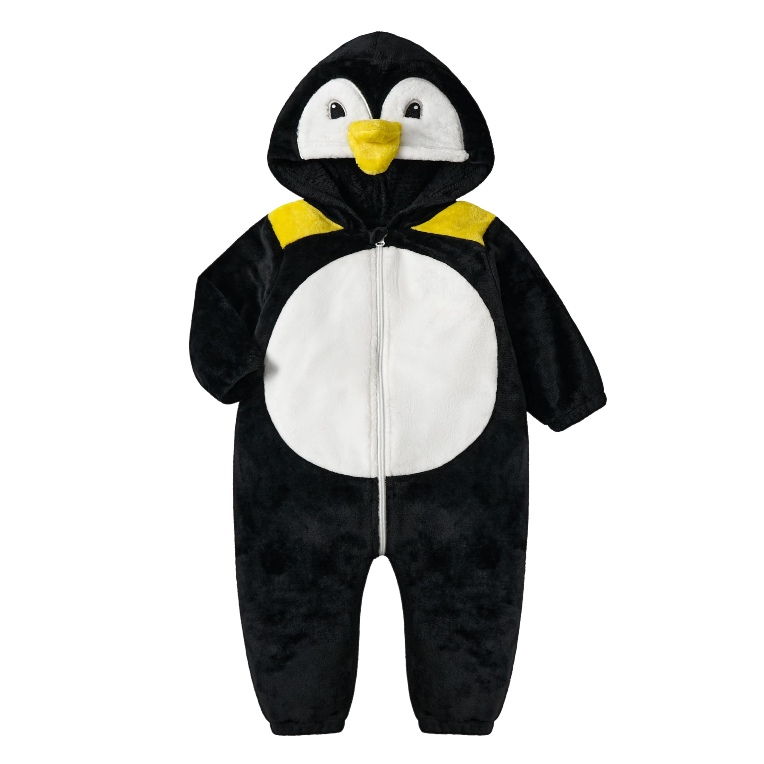 LOLANTA Unisex Baby Tier Kostüm, Kleinkind mit Kapuze Tier Kostüm, Flanell Union Anzug