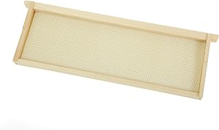 Little Giant Beehive Medium Frames Medium Frames Natural-Colored Plastic Foundation for Beekeeping (5-Pack) (Item No. MFRLITE)