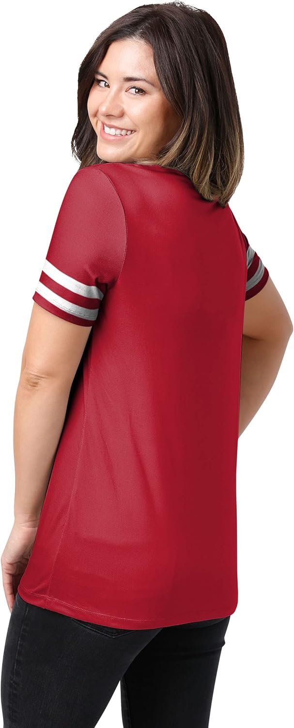 FOCO NFL Womens NFL Team Logo Gameday Ready Lounge Shirt - Image 2