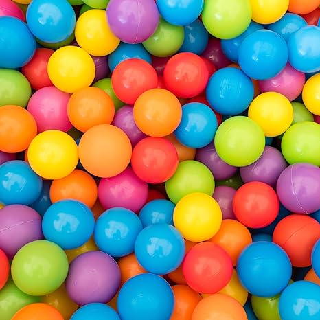 Kids Ball Pit Balls 2000 for Toddlers, Plastic Soft Balls for Toy Playpen, Crush Proof BPA Free Balls for Baby Ball Pit, Colorful Pit Balls 1000-2 Bags for Play Tent Pet Dogs, 2.2 Inch / 5.5CM