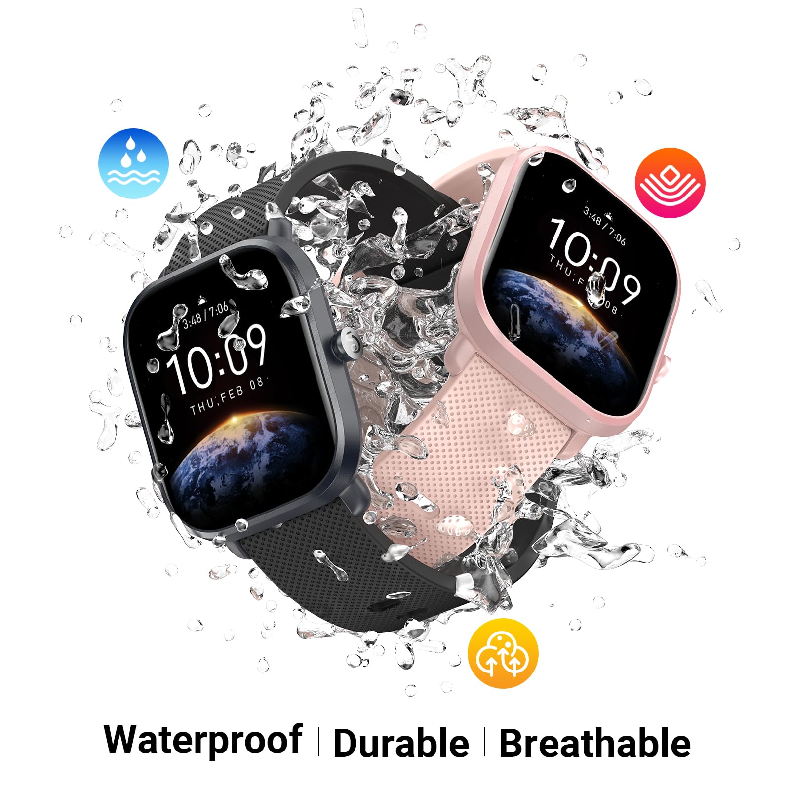 Higgs Silicone Cinturino Compatibile con Amazfit Bip 3/3pro/Bip U pro/Bip S/Bip S Lite/Bip Lite, 20mm Sportivo Cinturini Amazfit GTS 2 Mini/GTS 2 2e/GTS 3 42mm,Braccialetto Amazfit GTS 4 mini
