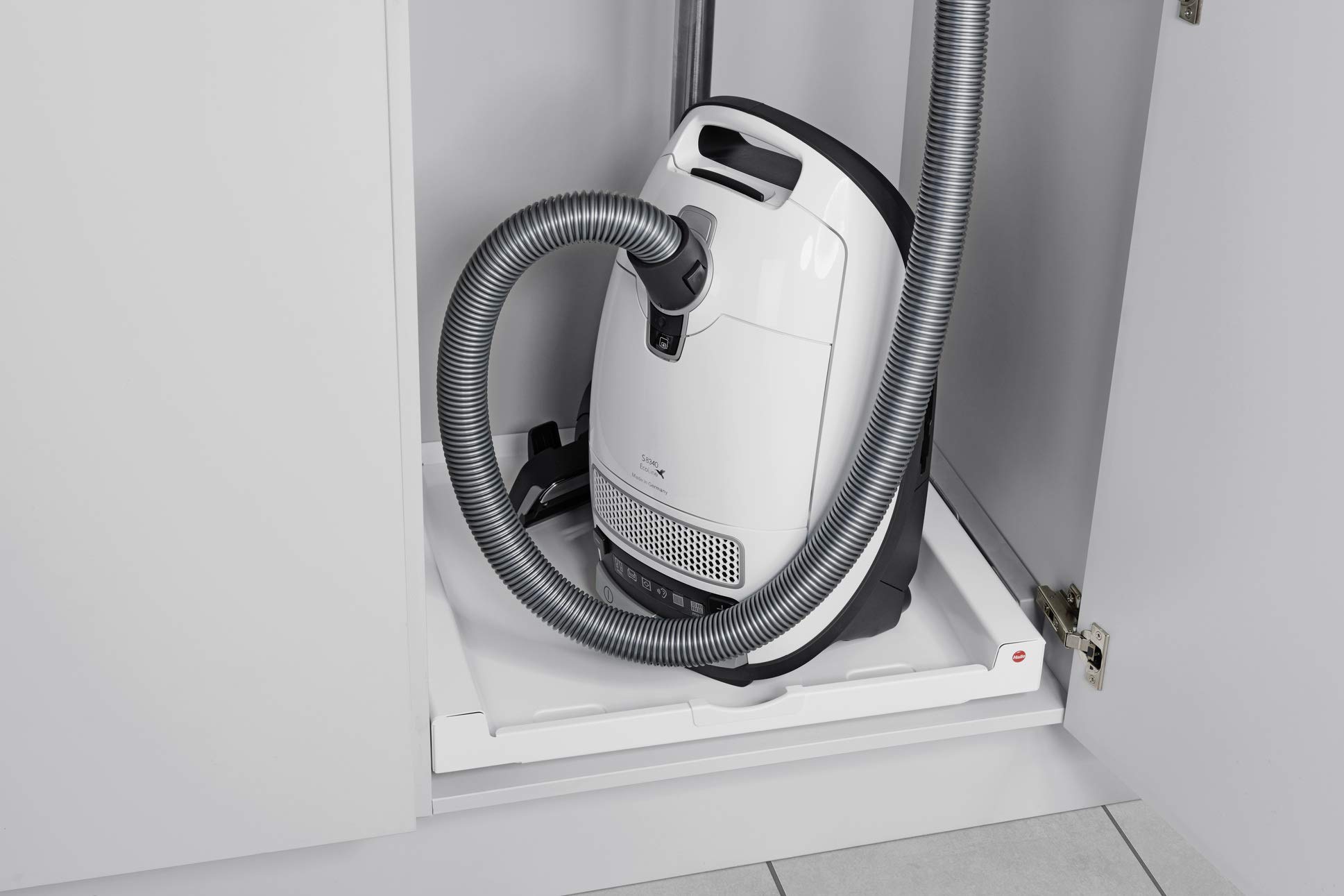 Hailo Auszug 3271351 | passend für 60er Unterschrank | Tablar universal nutzbar | Ordnungs-Modul weiß